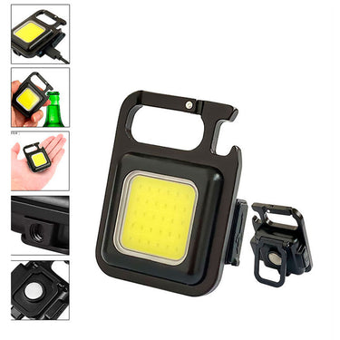 Linterna Led Imantada Adaptable A Tripode Con Destapador Recargable